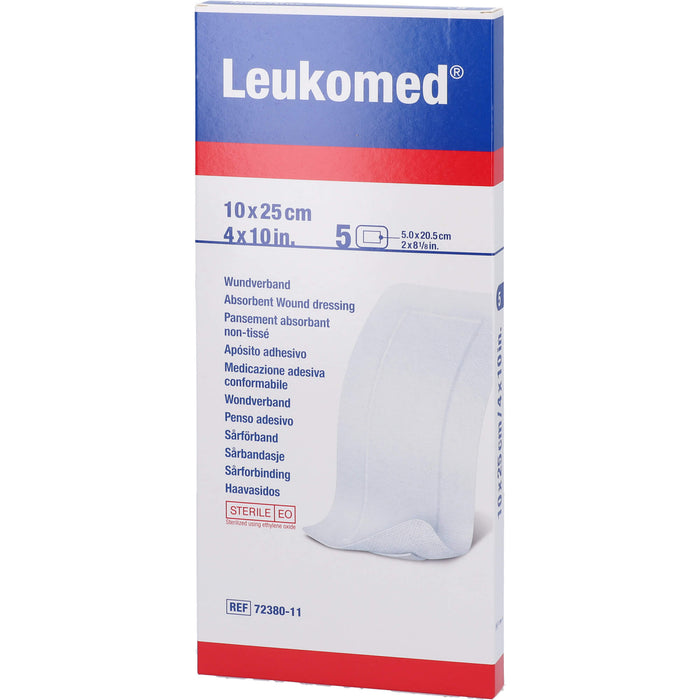 LEUKOMED STERILE PFLASTER 10x25 cm, 5 St PFL