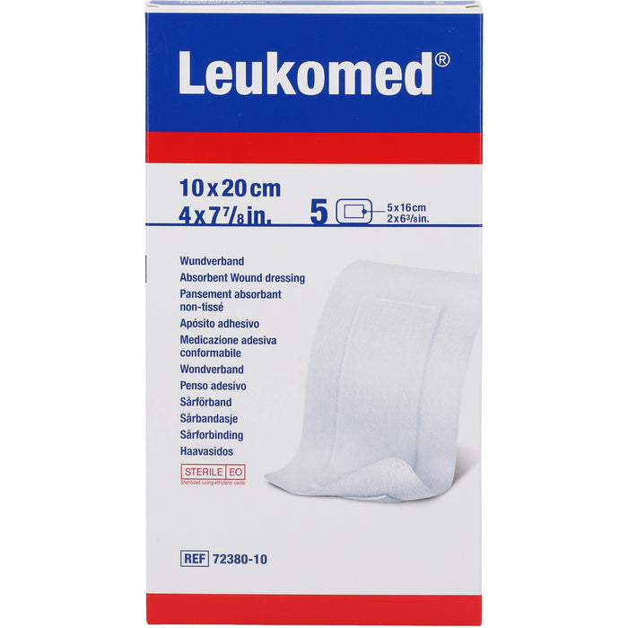 Leukomed Wundverband 10 x 20 cm, 5 St. Pflaster