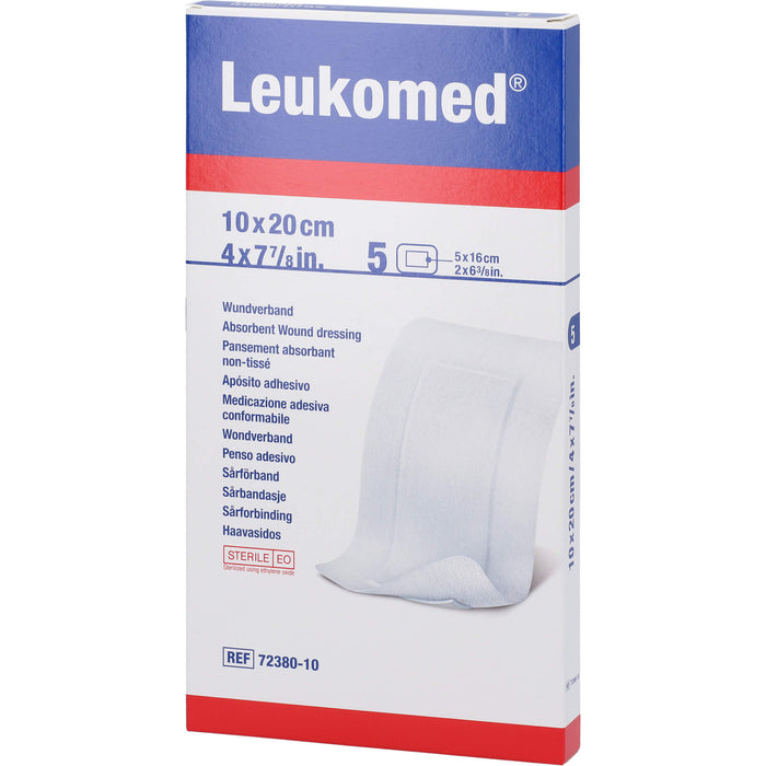 Leukomed Wundverband 10 x 20 cm, 5 pc Pansement