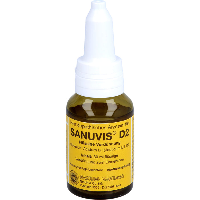 SANUM-KEHLBECK Sanuvis D2 Dilution, 30 ml Solution