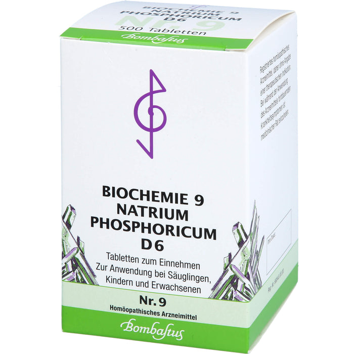 Biochemie 9 Natrium phosphoricum Bombastus D6 Tbl., 500 St TAB