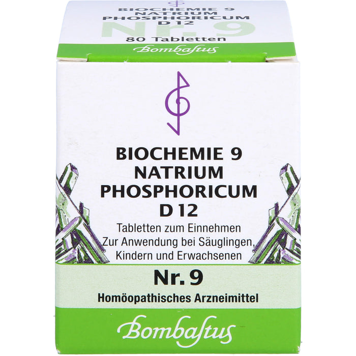 Biochemie 9 Natrium phosphoricum Bombastus D12 Tbl., 80 St TAB