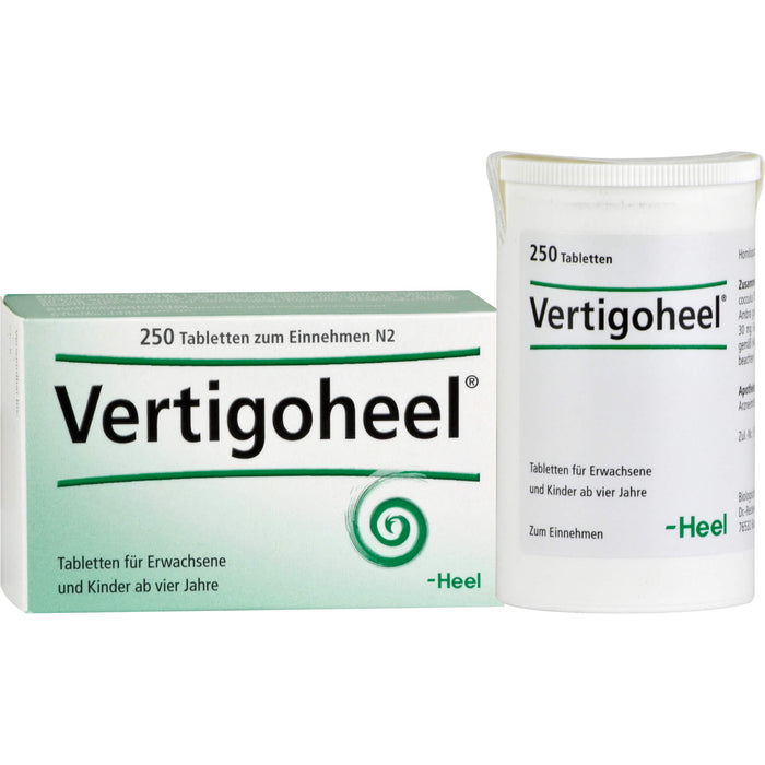 Vertigoheel Tabletten bei Schwindel, 250 pc Tablettes