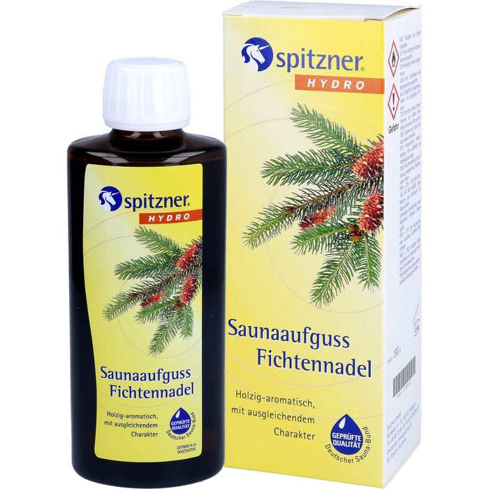 Spitzner Saunaaufguss Fichtennadel Hydro, 190 ml Konzentrat