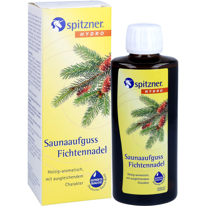 Spitzner Hydro Saunaaufguss Fichtennadel, 190 ml Concentré