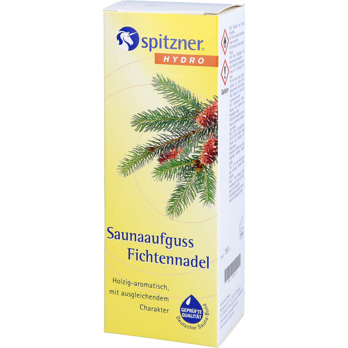 Spitzner Hydro Saunaaufguss Fichtennadel, 190 ml Concentré