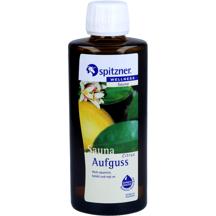 Spitzner Saunaaufguss Citrus Wellness, 190 ml Konzentrat