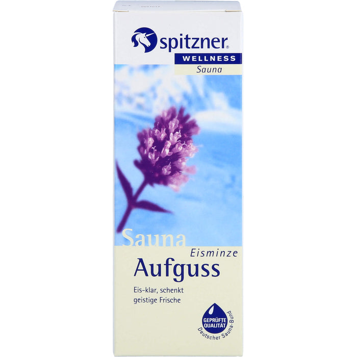 spitzner Wellness Saunaaufguss Eisminze, 190 ml Konzentrat