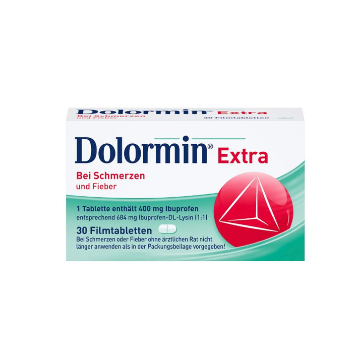 Dolormin extra Filmtabletten bei Schmerzen und Fieber , 30 St. Tabletten