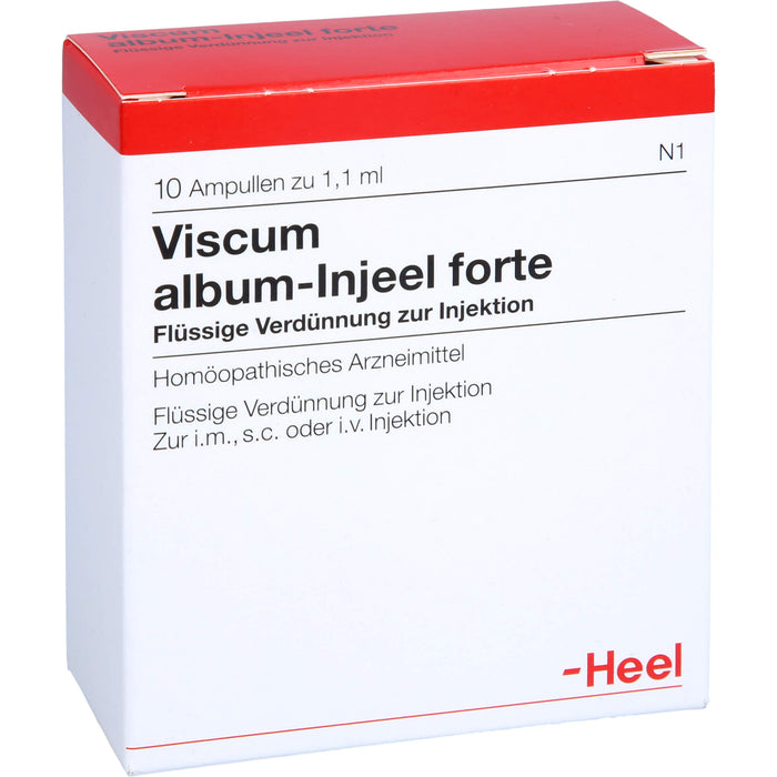 Heel Viscum album-Injeel forte flüssige Verdünnung zur Injektion, 10 pc Ampoules