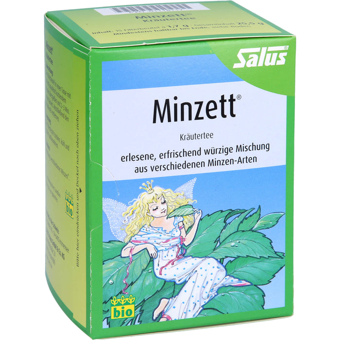 Salus Minzett Kräutertee, 15 pc Sac filtrant