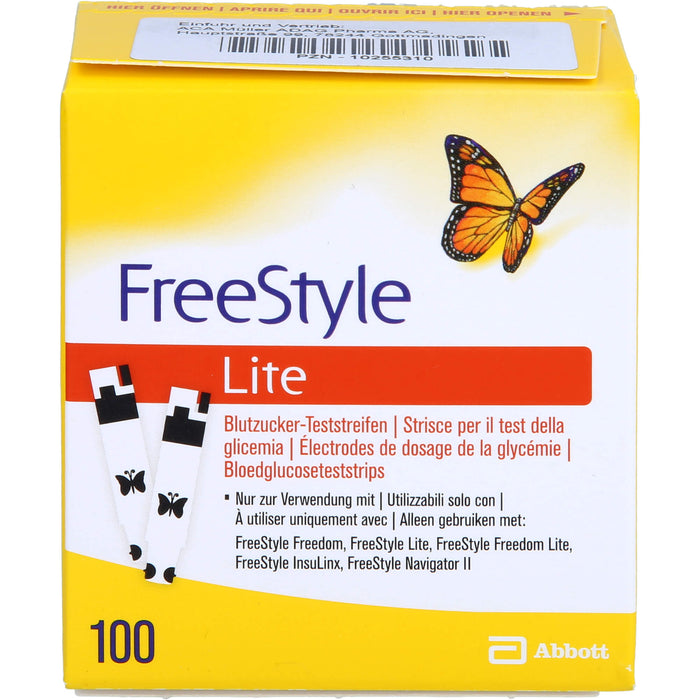 Freestyle Lite Eurim Teststreifen ohne Codieren, 100 St TTR