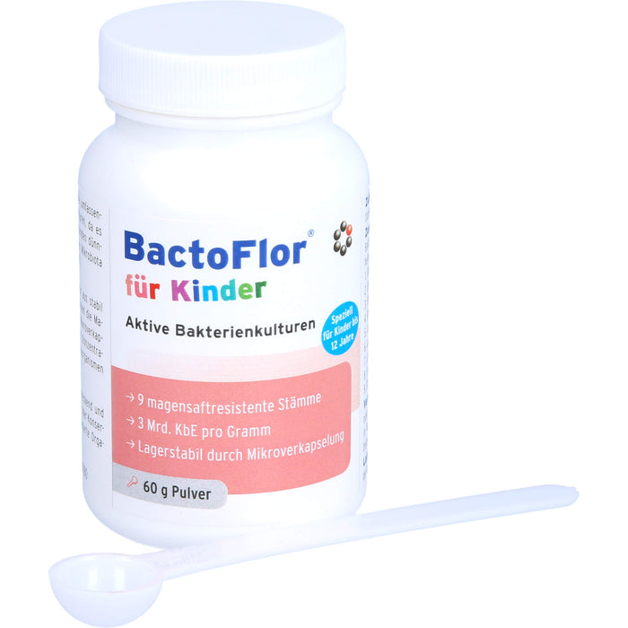 BactoFlor für Kinder aktive Bakterienkulturen Pulver, 60 g Poudre