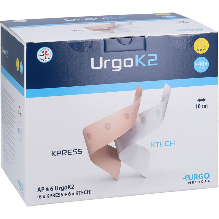 UrgoK2 Kompr.Syst.Knoechelumf.18-25cm 10cm breit, 6 St BIN