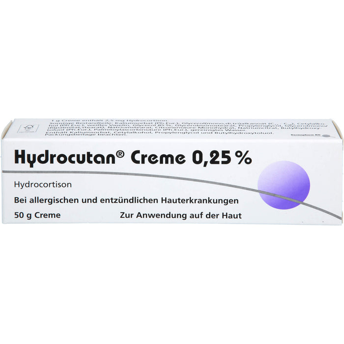 Hydrocutan Creme 0,25 % Hydrocortison, 50 g Cream