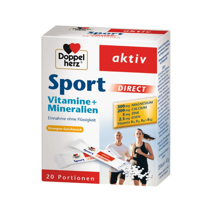 Doppelherz Sport direct Vitamine + Mineralien Beutel, 20 pc Sachets