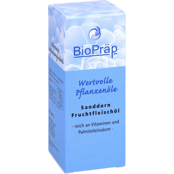 BioPräp Sanddorn Fruchtfleischöl, 50 ml Huile