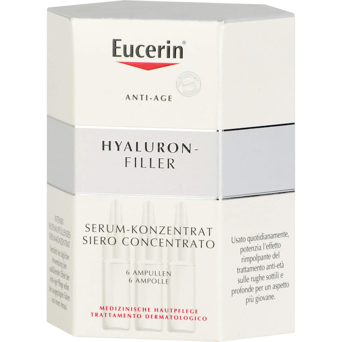 Eucerin Anti-Age Hyaluron-Filler Serum-Konzentrat Ampullen, 6 pc Ampoules