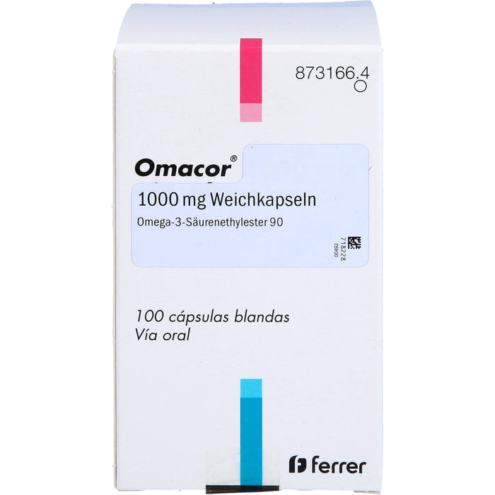 Omacor 1000 mg Emra Weichkapseln, 100 St WKA