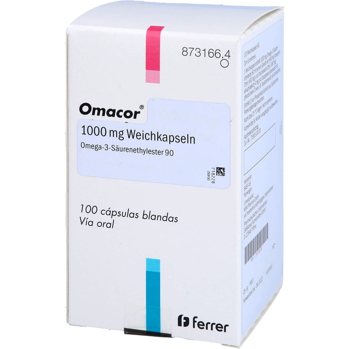 Omacor 1000 mg Emra Weichkapseln, 100 St WKA