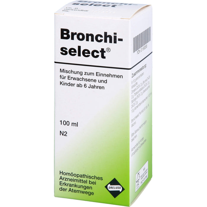 Bronchiselect Tropfen bei Erkrankungen der Atemwege, 100 ml Lösung