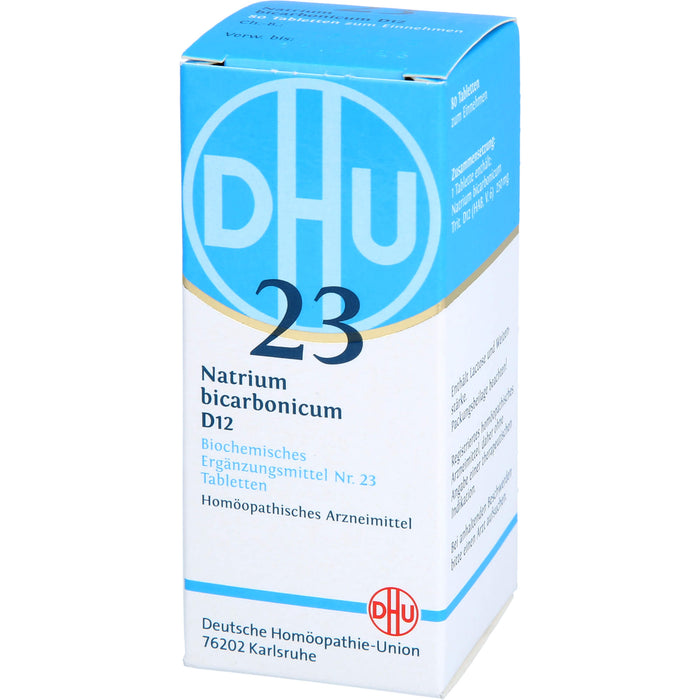 DHU Schüßler-Salz Nr. 23 Natrium bicarbonicum D12 Tabletten, 80 pc Tablettes