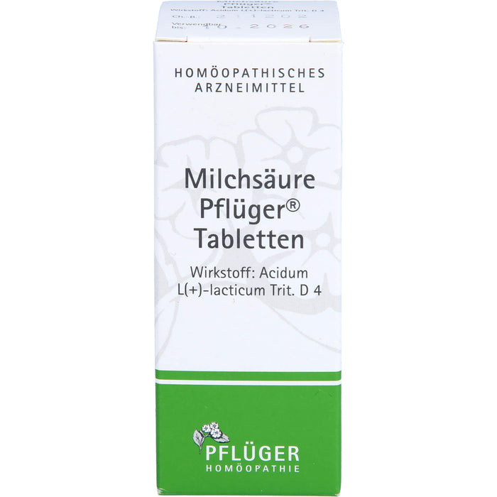 PFLÜGER Milchsäure Tabletten, 100 pcs. Tablets