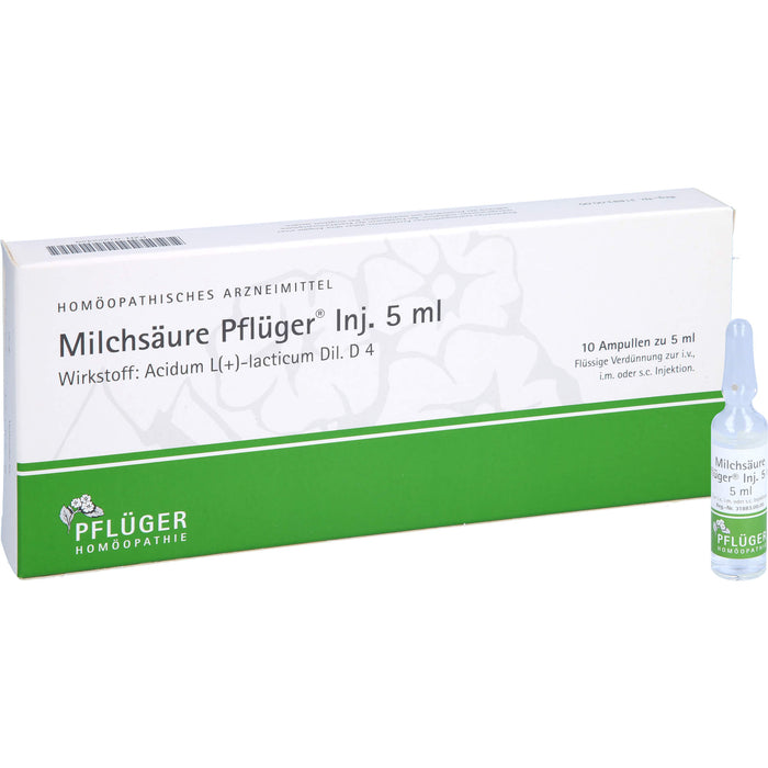 Milchsäure Pflüger Inj. 5 ml, 10 St ILO