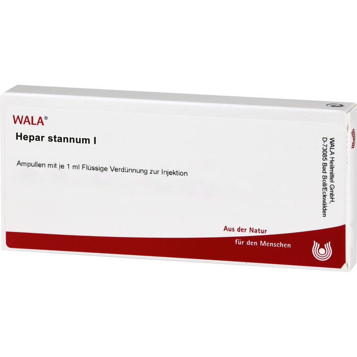 WALA Hepar/Stannum I Ampullen, 10 pc Ampoules