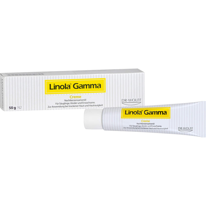 Linola Gamma Creme zur Anwendung bei trockener Haut und Hautrauigkeit, 50 g Creme