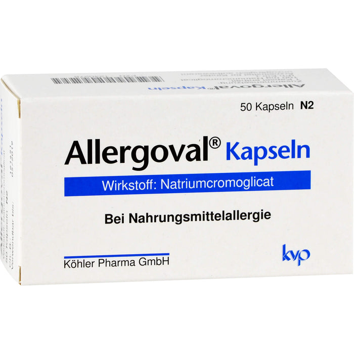 Allergoval Kapseln bei Nahrungsmittelallergie, 50 pc Capsules