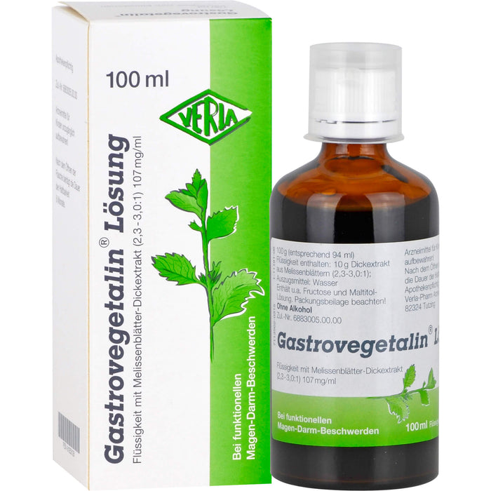 Gastrovegetalin Lösung bei Magen-Darm-Beschwerden, 100 ml Solution