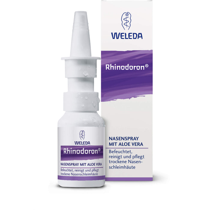 WELEDA Rhinodoron Nasenspray mit Aloe Vera, 20 ml Lösung