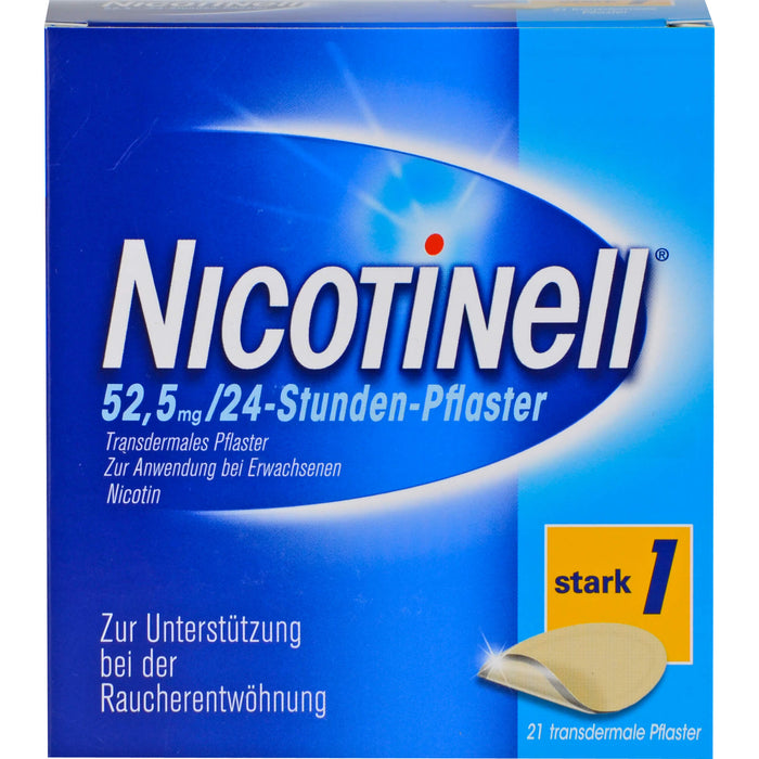 Nicotinell 21 mg/24-Stunden-Pflaster zur Unterstützung bei der Raucherentwöhnung, 21 St. Pflaster