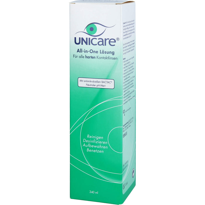 Unicare All-in-One Lös.f.alle harten Kontaktlinsen, 240 ml Lösung