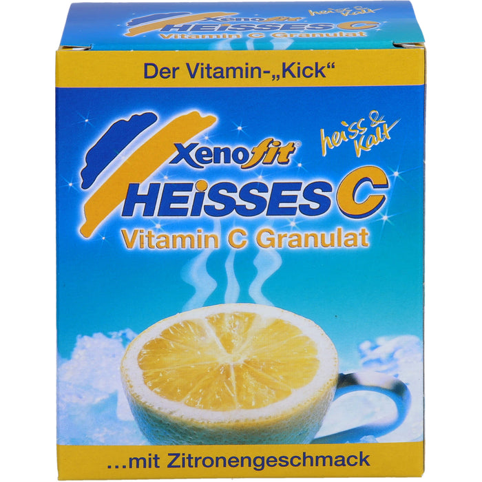 Xenofit Heißes C Vitamin C Granulat mit Zitronengeschmack, 10 pc Sachets