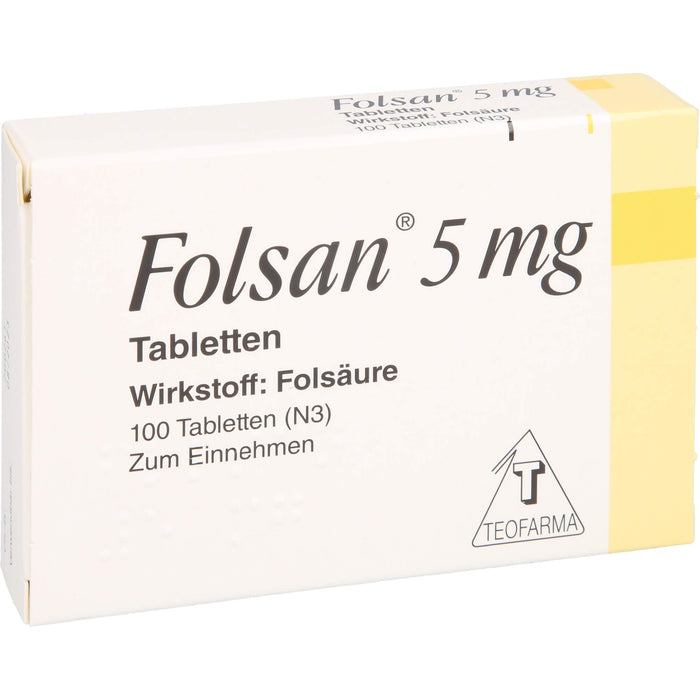 Folsan 5 mg Tabletten, 100 pcs. Tablets