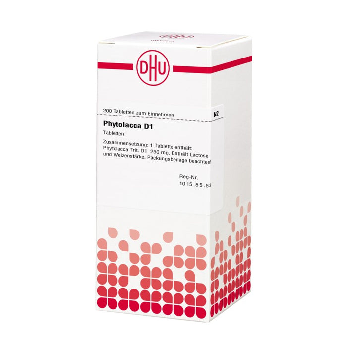 DHU Phytolacca D1 Tabletten, 200 St. Tabletten