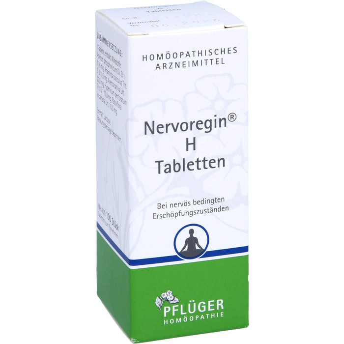 Nervoregin H Tabletten bei nervös bedingten Erschöpfungszuständen, 100 pc Tablettes