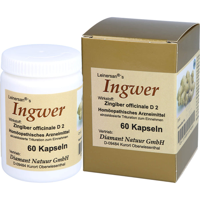 Ingwer Diamant Natuur Kapseln, 60 St KAP