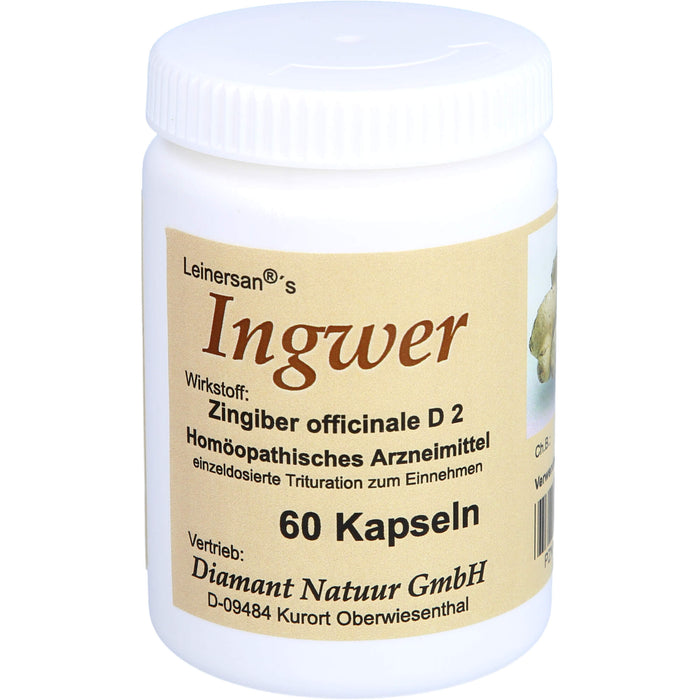 Ingwer Diamant Natuur Kapseln, 60 St KAP