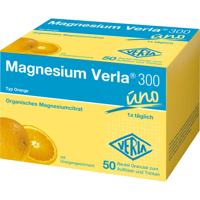 Magnesium Verla 300 uno Typ Orange Granulat, 50 pc Sachets