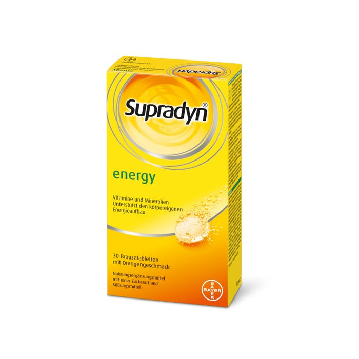 Supradyn energy Brausetabletten mit Orangengeschmack, 30 St. Tabletten