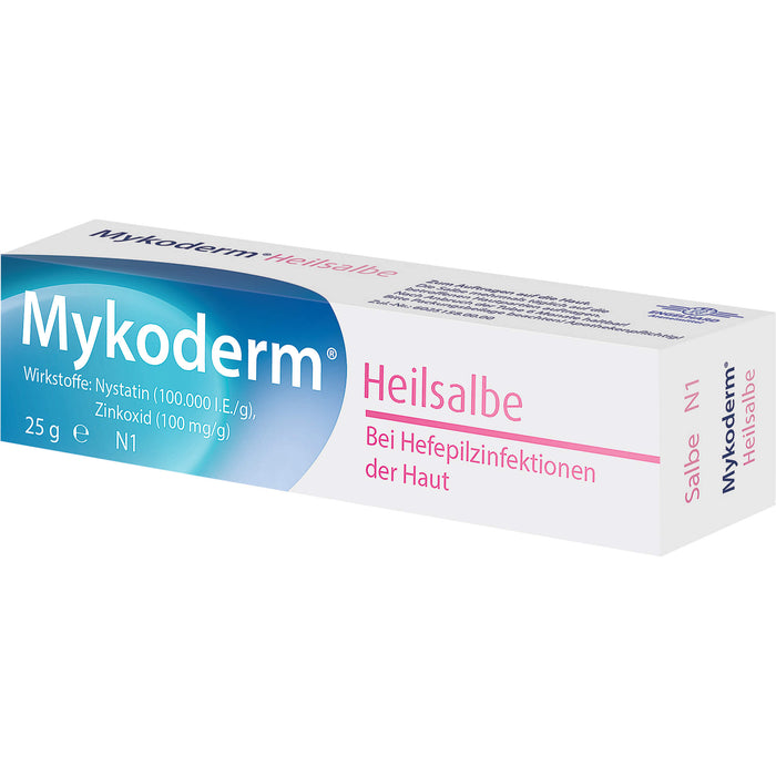 Mykoderm Heilsalbe bei Hefepilzinfektionen der Haut, 25 g Ointment