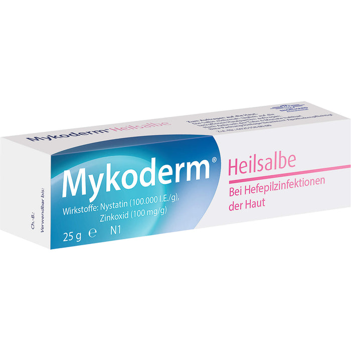 Mykoderm Heilsalbe bei Hefepilzinfektionen der Haut, 25 g Salbe