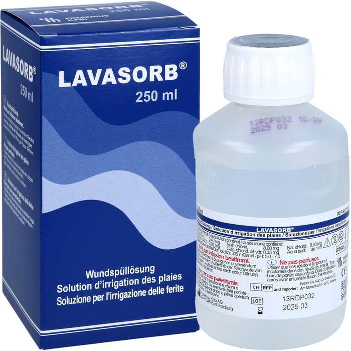 LAVASORB Wundspüllösung, 250 ml Solution