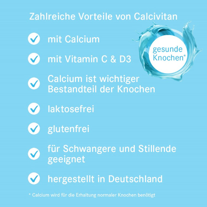 Calcivitan - Pascoe Vital Tabletten für gesunde Knochen, 100 St. Tabletten