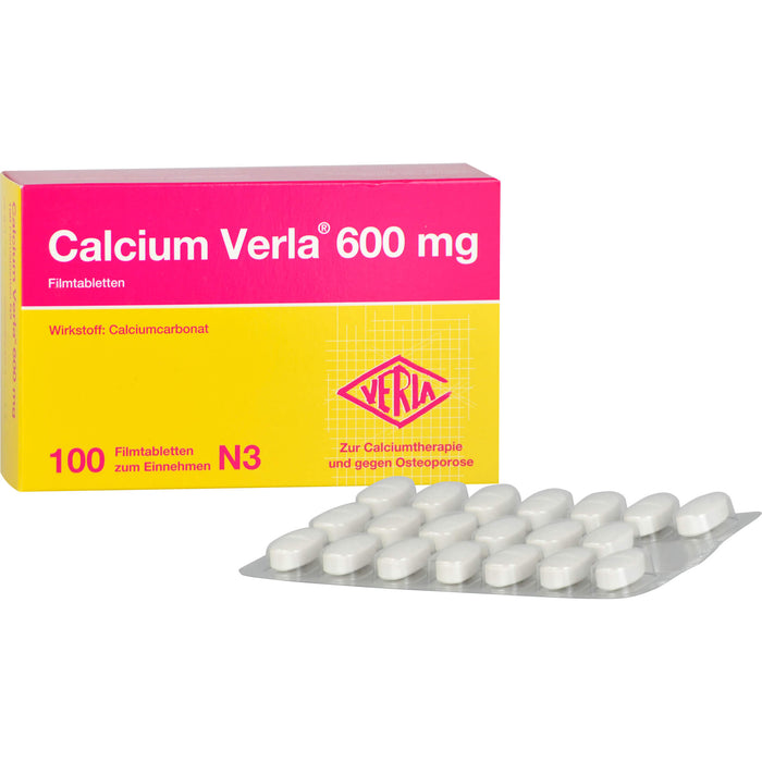 Calcium Verla 600 mg Filmtabletten, 100 St. Tabletten