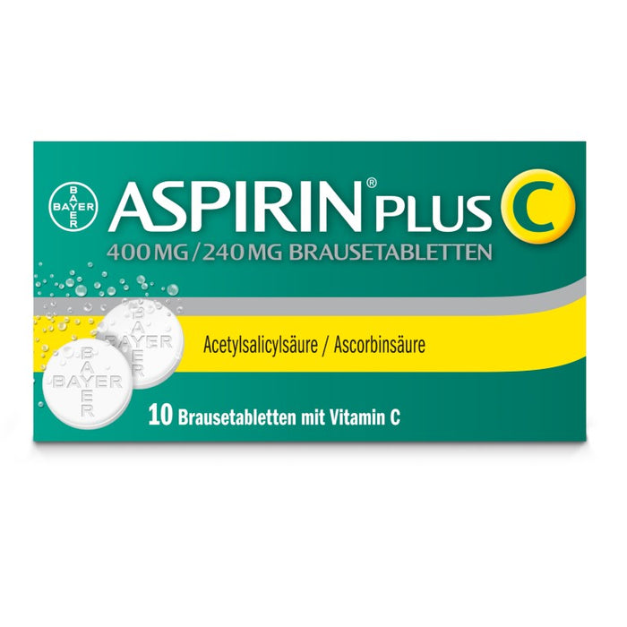 ASPIRIN plus C Brausetabletten, 10 pcs. Tablets