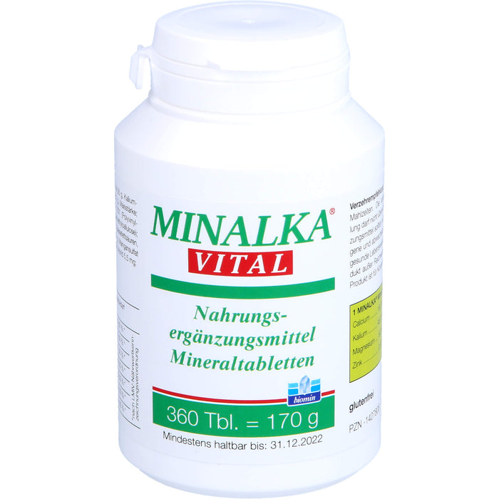 MINALKA vital Mineraltabletten, 360 pcs. Tablets